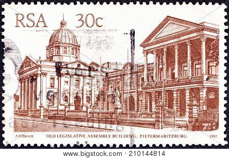 SOUTH AFRICA - CIRCA 1982: A stamp printed in South Africa from the 