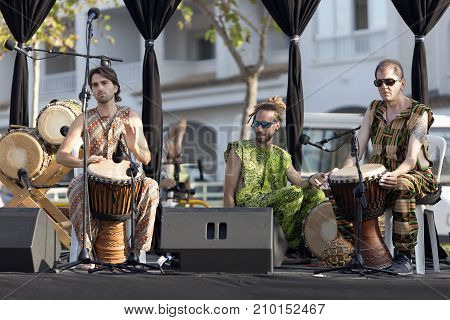 African Music Group Performing At Ecoaltea.