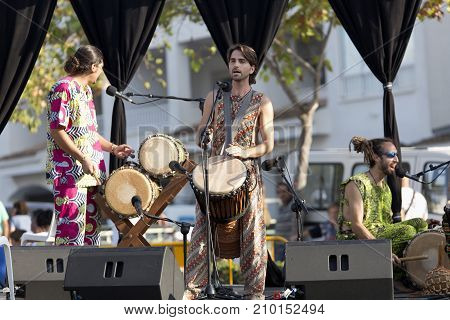 African Music Group Performing At Ecoaltea.