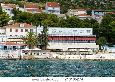 Coast Of The Adriatic Sea In Dalmatia