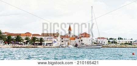 Coast Of The Adriatic Sea In Dalmatia
