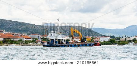 Coast Of The Adriatic Sea In Dalmatia