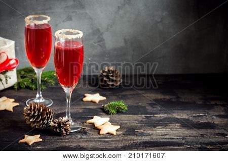 Mimosa Cocktail For Christmas