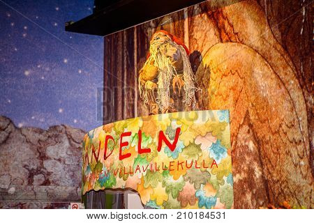 STOCKHOLM SWEDEN - SEP 17 2016: Junibacken a children’s museum devoted to Swedish children’s literature especially Astrid Lindgren