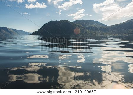 blue lake when the weather is nice