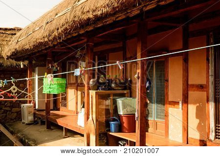 Old traditional houses in South Korea Asia