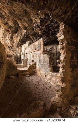 Tonto native american indian ruins cliff dwelling