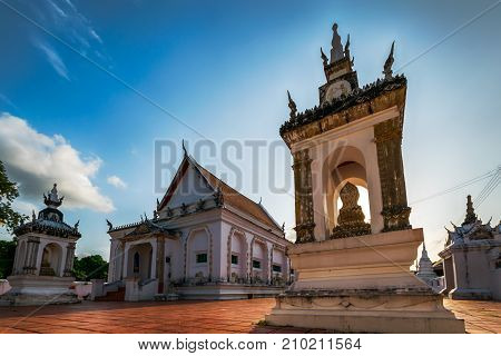 Temple of Kutao Songkhla Province Thailand. February 11 2017: The beauty of the KoTao temple and When the ancient temple pavilion KuTao Mae Tom Bang Klang Songkhla was awarded the 2011 Asia-Pacific Cultural Heritage Conservation Award by the United Nation