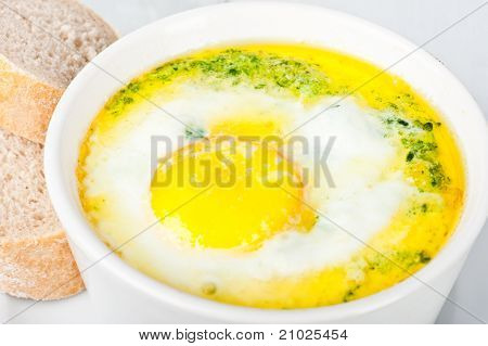 Spinach Baked Egg