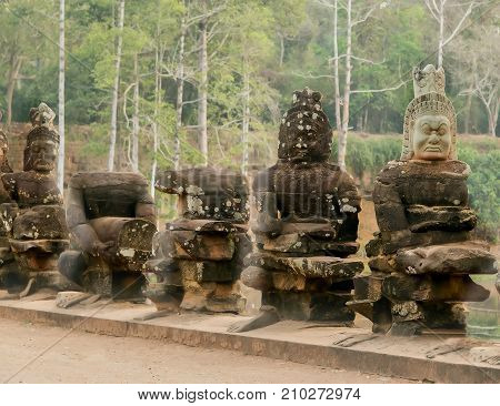 Stone Asura Bridge Ancient