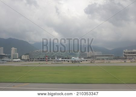 Fukuoka, Japan Airport Runway