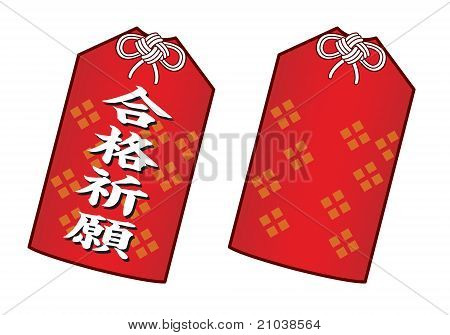 japanische Glücksbringer Amulett