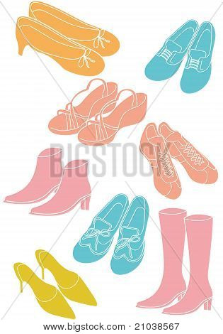 Schuhe-Vektor