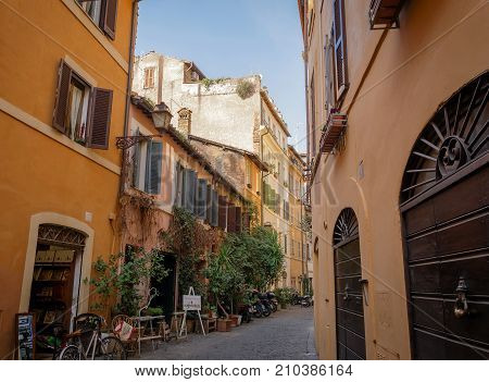 The Ancient Via Dei Cappellari In Rome