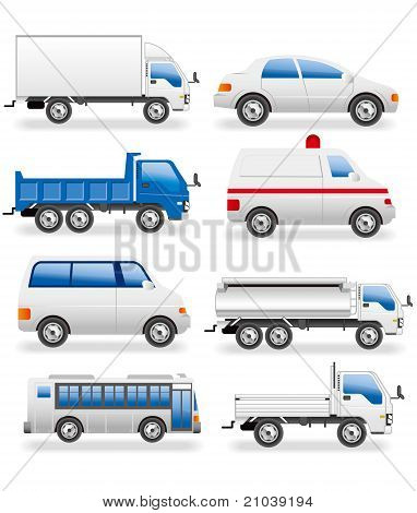 Transport-Symbole-Vektor