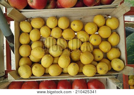 Market With Local Food In Split