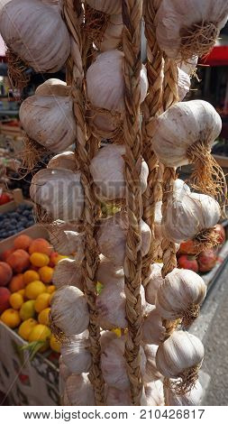 Market With Local Food In Split