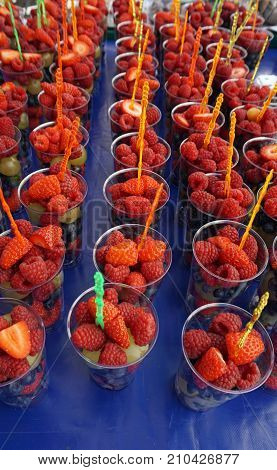 Market With Local Food In Split