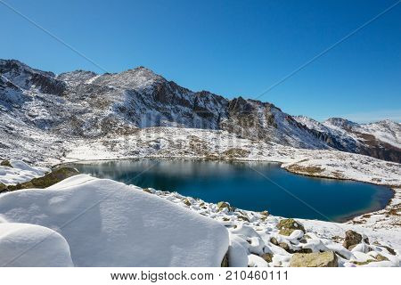 Autumn season in  Kackar Mountains in the Black Sea region of Turkey. Beautiful mountains landscape.