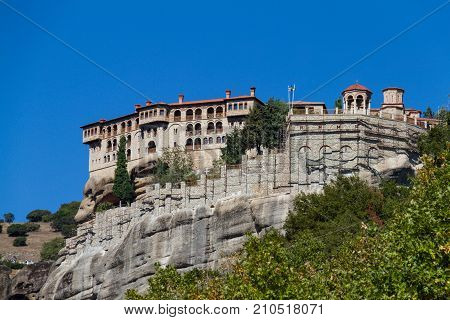 Great Meteoron Monastery At The Meteora Rock Monastery Complex,  Greece