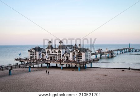 this is a Pier of the Baltic Sea