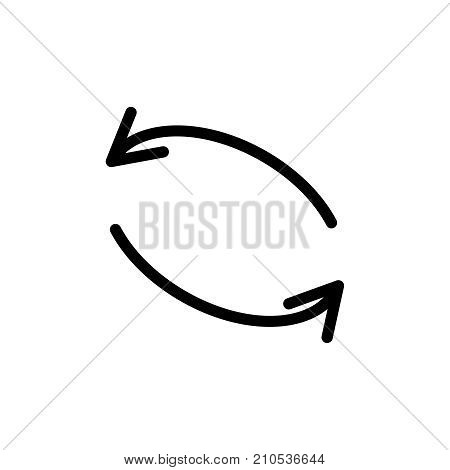 Arrow flat icon. Single igh quality outline menu pictograms in modern flat style. Black information symbol for web design and mobile app on white background. Arrow line logo.