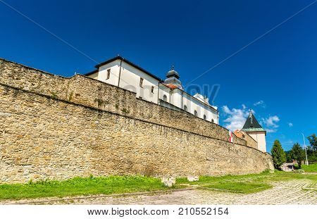 Defensive Wall Surrounding The Old Town Of Levoca. A Unesco Heritage Site In Slovakia