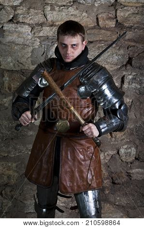 Warrior Holding His Weapon