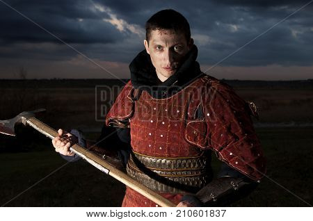 Knight Holding Axe
