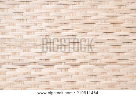 Abstrac background Thai traditional hand craft made by bamboo.