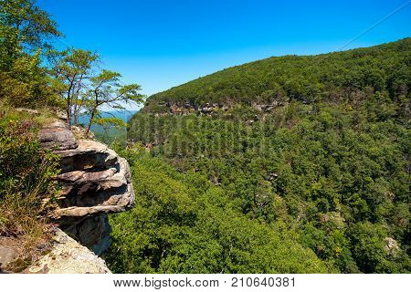 Scenic view in Cloudland Canyon State Park in Georgia near Chattanooga
