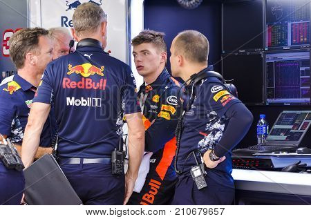 Max Verstappen Of Red Bull Racing