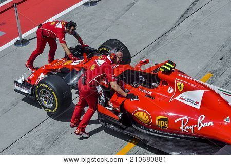 Kimi Raikkonen Of Scuderia Ferrari