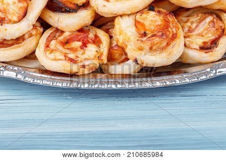 Homemade Bacon Snail Like Hawaiian Pizza