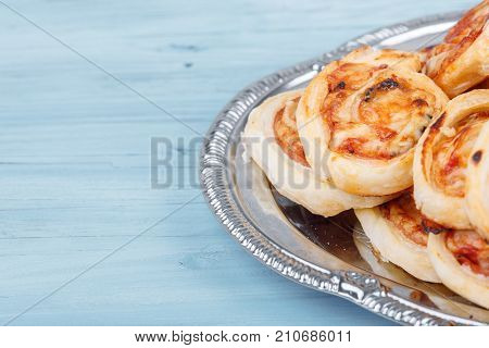 Homemade Bacon Snail Like Hawaiian Pizza