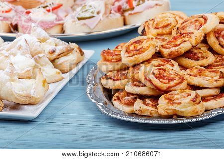 Homemade Bacon Snail Like Hawaiian Pizza