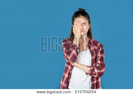 Ashamed Teen Girl