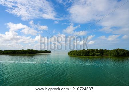 Holbox Yalahau also Conil lagoon in Quintana Roo Mexico
