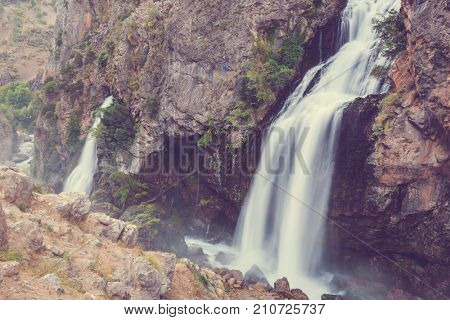 Kapuzbasi waterfall, Kayseri province, Turkey