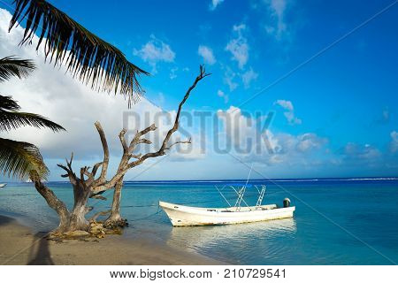 Mahahual Caribbean beach in Costa Maya of Mayan Mexico