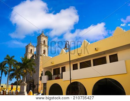 Valladolid San Gervasio church of Yucatan in Mexico