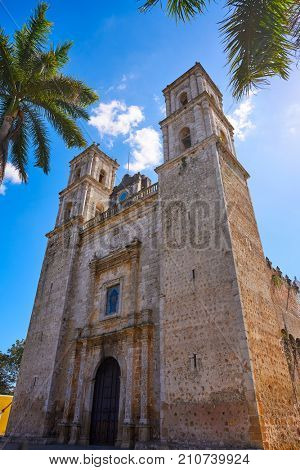 Valladolid San Gervasio church of Yucatan in Mexico