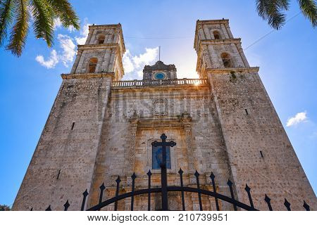 Valladolid San Gervasio church of Yucatan in Mexico