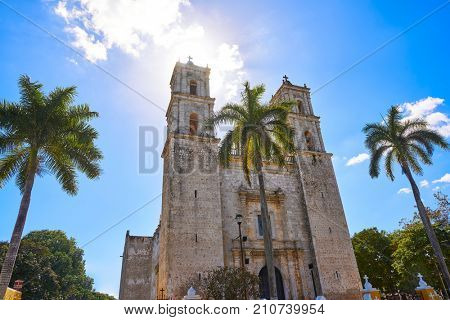 Valladolid San Gervasio church of Yucatan in Mexico