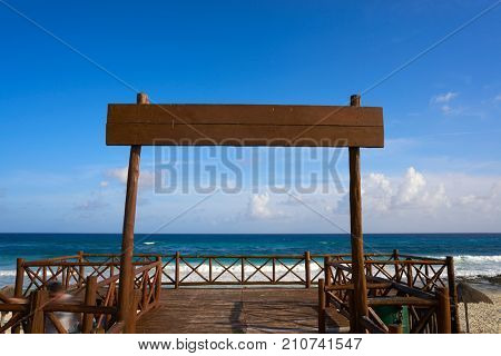 Cozumel island San Martin beach in Riviera Maya of Mayan Mexico