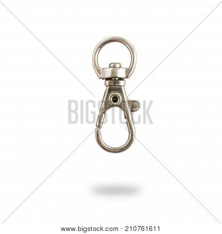 Key ringisolate on white background with clipping path.