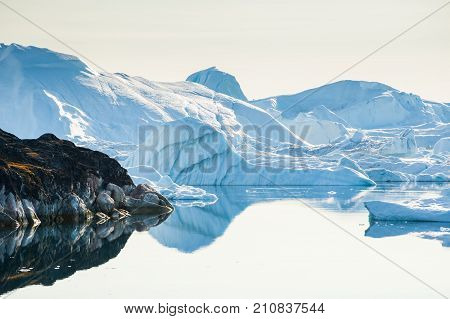 Icebergs In The Ilulissat Icefjord, Greenland