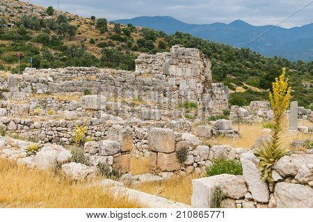 Ruins Of Ancient Of Xantos - Lycian Capital In Antalya Province Of Turkey