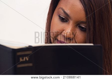 Her Bible Study Devotional Time