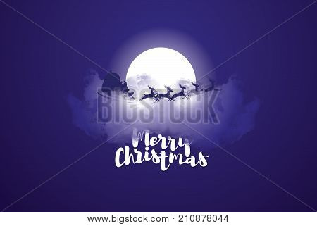 ector illustration. Merry Christmas and Happy New Year 2018 design elements for design of gift cards, brochures, flyers, leaflets, posters. design objects around the inscription on a dark background
